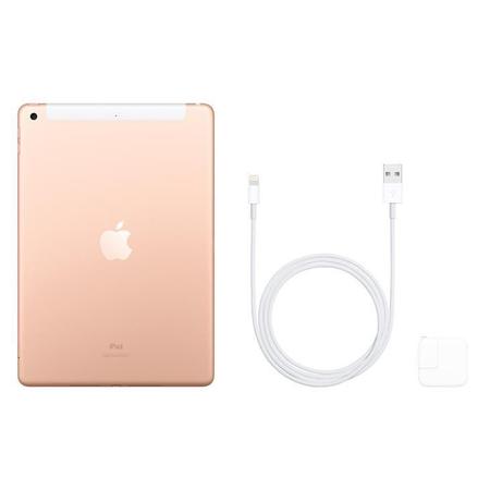 Imagem de iPad 7 Apple, Tela Retina 10.2”, 128GB, Dourado, Wi-Fi + Cellular- PN012BZ/A