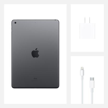 Imagem de iPad 8 Apple, Tela Retina 10.2”, 32GB, Cinza Espacial, Wi-Fi - MYL92BZ/A 
