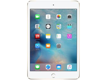 Imagem de iPad Mini 4 Apple 4G 16GB Dourado Tela 7,9” Retina