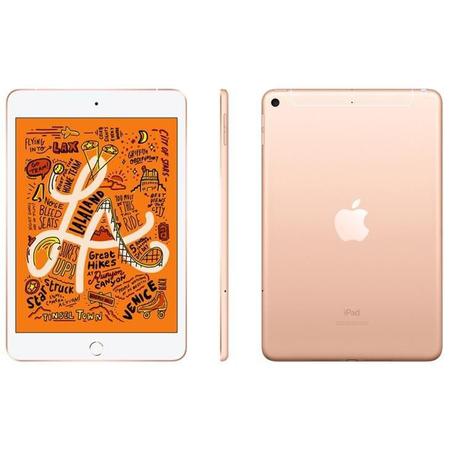 Imagem de iPad mini 5 Apple, Tela Retina, 256GB, Dourado, Wi-Fi + Cellular - MUXE2BZ/A