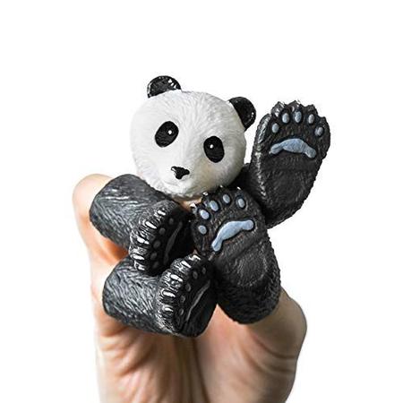 Imagem de Ipearl Handi Panda Mão Dedo Fantoche Nova Brinquedos Boneca de Dedo Props Animal Finger Puppet Gift para Crianças