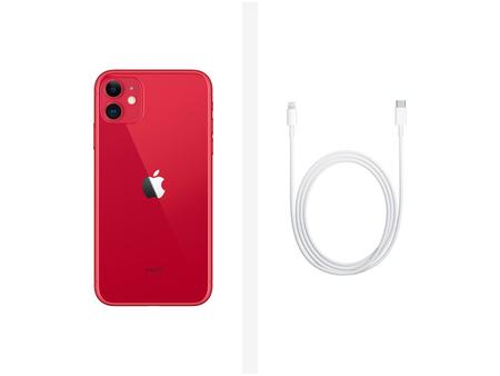 Imagem de iPhone 11 Apple 64GB (PRODUCT)RED 6,1” 12MP iOS