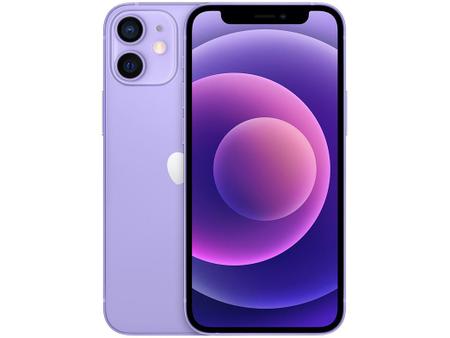 Imagem de iPhone 12 Mini Apple 64GB Roxo Tela 5,4” 12 MP iOS