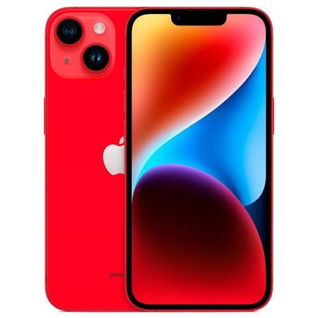 Imagem de Iphone 14 Plus Apple, 256GB, Câmera Dupla 12MP + Selfie 12MP, Tela de 6.7", Vermelho - MQ573BR/A