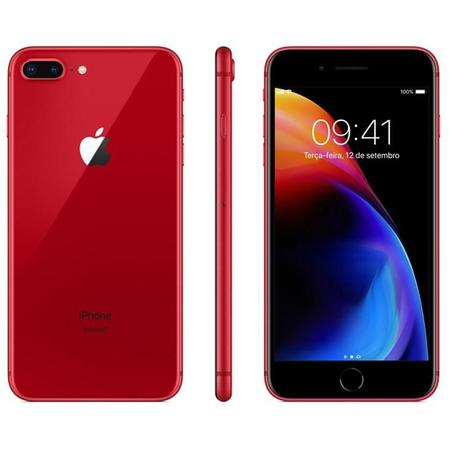 Imagem de iPhone 8 Plus Apple (PRODUCT)RED Special Edition, Vermelho, 64GB Desbloqueado