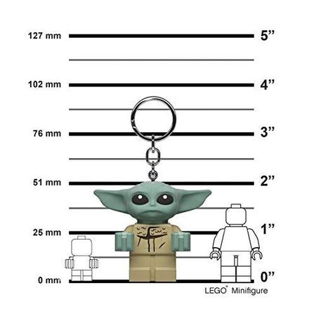 Imagem de IQ Lego Star Wars The Mandalorian The Child Keychain Light - 2 Inch Tall Figure