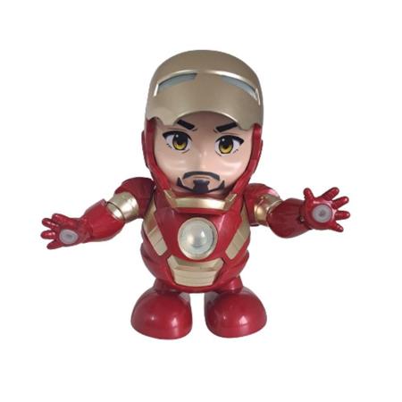 Imagem de Iron Man Brinquedo Dança Hero Com Luzes Que Brilham
