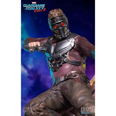 Action Figures Estatueta Iron Studios Guardians Of The Galaxy Vol 2 Star  Lord - Guardiões Da Galáxia
