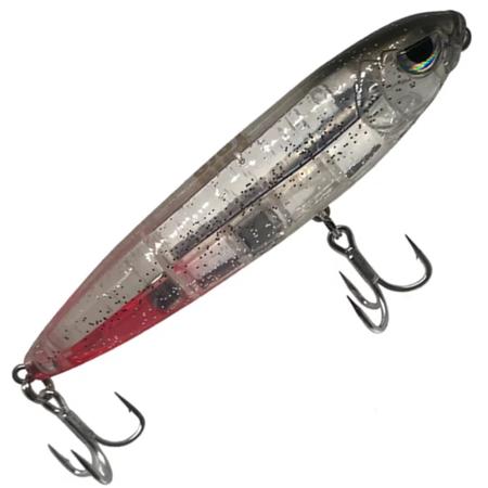 Imagem de Isca Artificial de Pesca Superfície Yara Mad Dog 12cm 26g 08 Arari Transparente