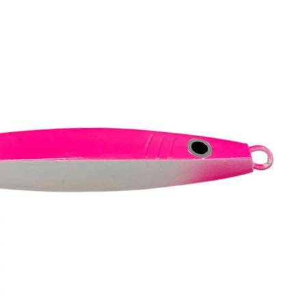 Imagem de Isca Artificial Pesca NS Jig Gumi 50g 7cm Anchova Olhete Olho de Boi Cor Rosa