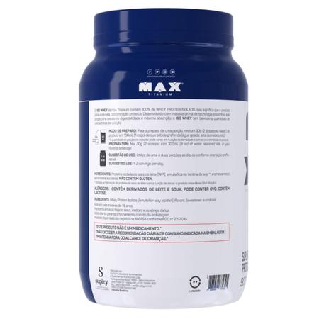 Imagem de Iso Whey Protein Isolado 900g - Max Titanium