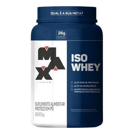 Imagem de Iso Whey Protein Isolado 900g - Max Titanium