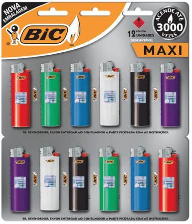 Imagem de Isqueiro BIC Chama Grande ct/12 un