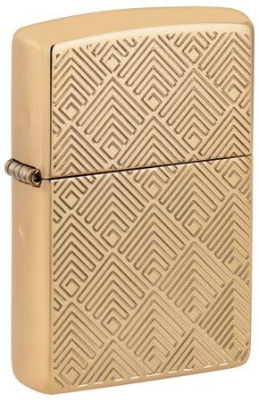 Imagem de Isqueiro de bolso Zippo Armor High Polish Brass Pattern Design