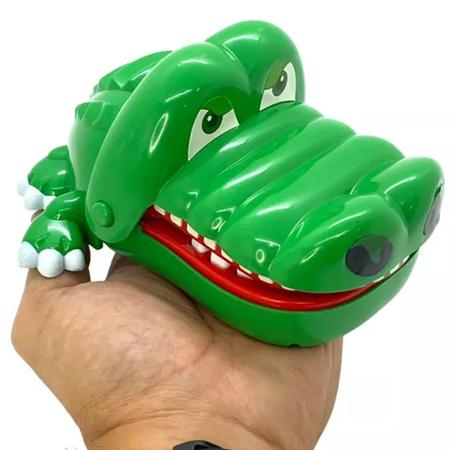 Imagem de Jacaré Morde Dedo Brinquedo Infantil Crocodilo Dentista Nhac Mesa Presente Criança Bebe Menino Menina jogo