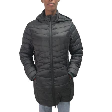 Jaqueta Alpelo com Capuz Removível Preta 20700028 Imagem de Jaqueta Alpelo com Capuz Removível Preta 20700028