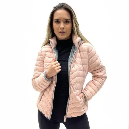 Jaqueta de sale nylon forrada feminina