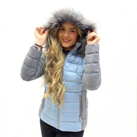 Jaqueta capuz best sale pelo