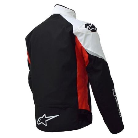 Jaqueta Alpinestars Alux 100 Imperme vel Preto Branco Vermelho