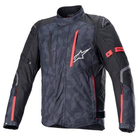 Jaqueta Alpinestars RX 5 Drystar Preto Camuflado Vermelho Outros