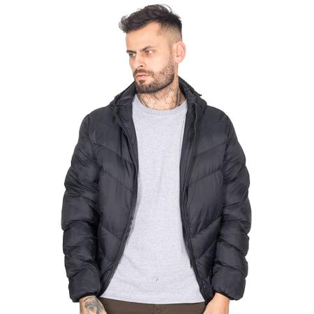 Casaco de sales nylon acolchoado masculino