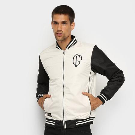 Casaco preto e branco masculino sales