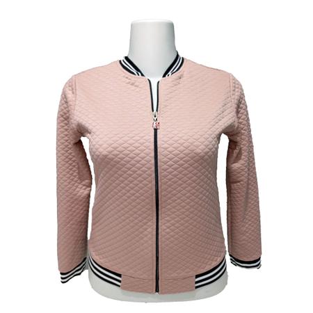 Jaqueta Bomber Matelasse Feminina casaco Frio Moda Blogueira