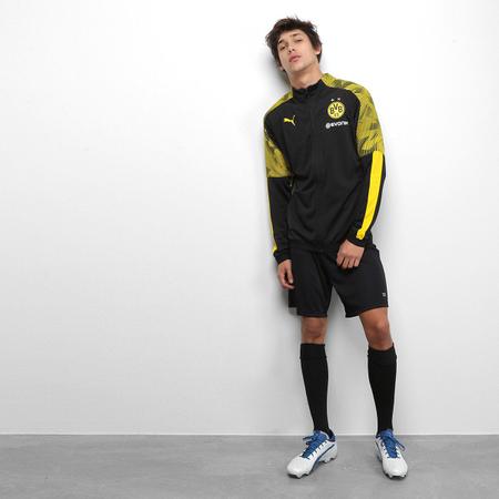 Jaqueta Borussia Dortmund 19 20 Puma Poly With Evonik Masculina