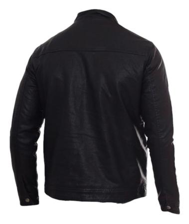 Jaqueta couro cheap slim fit