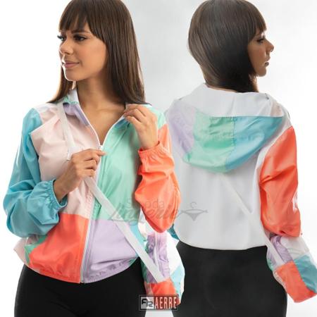 Corta vento feminino transparente outlet
