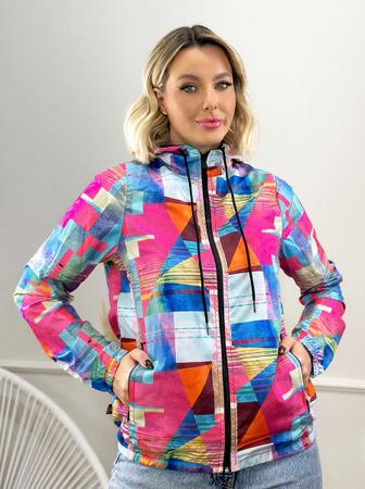 Jaqueta feminina cheap estampada