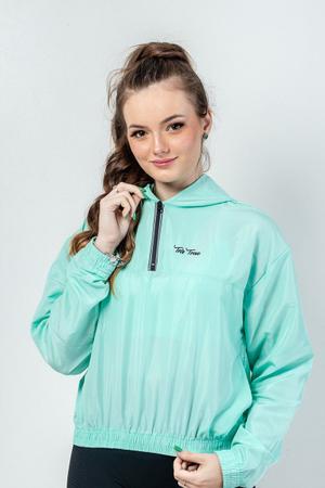 Corta vento cheap azul feminina