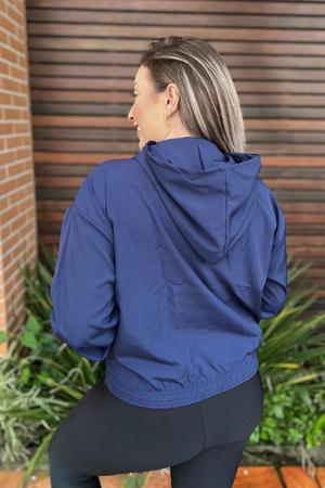 Corta vento hotsell feminina azul