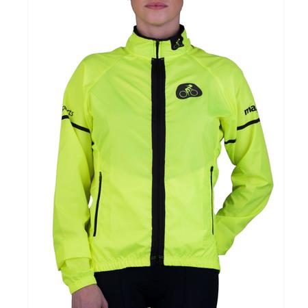 Jaqueta corta sales vento feminina ciclismo