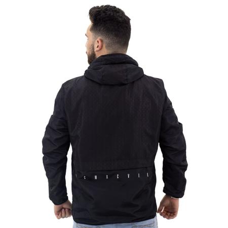 Jaqueta Corta Vento que Vira Shoulder Bag Gangster Jaqueta