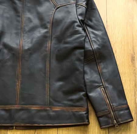 Jaqueta de cheap couro cafe racer