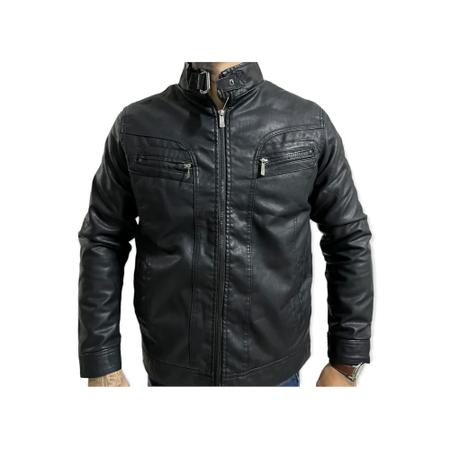 Jaqueta de couro vmong classic wear 2025