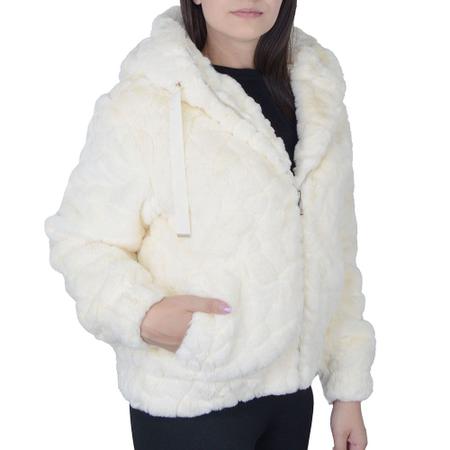 Imagem de Jaqueta Feminina Alpelo Bomber Pele Off White Bege - 4080002