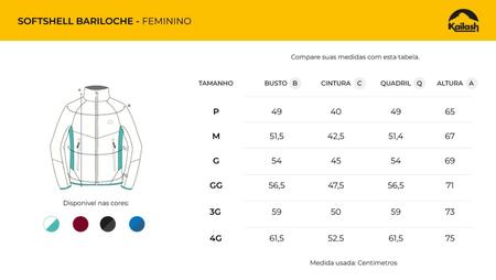 Imagem de Jaqueta Feminina Kailash Softshell Bariloche