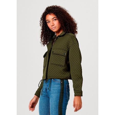 Jaqueta feminina de best sale tecido