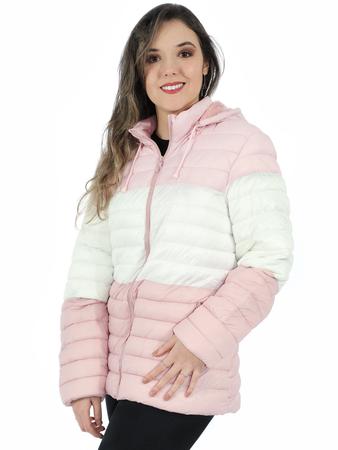 Jaqueta nylon feminina rosa 2025