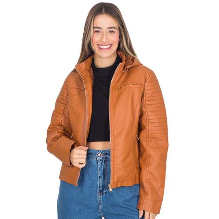 Jaqueta poliuretano sale feminina