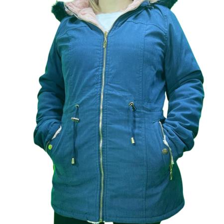 Sobretudo feminino hotsell com touca