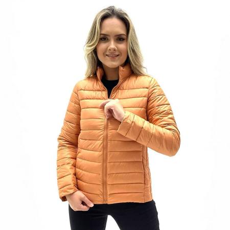 Jaqueta de sales nylon acolchoada feminina