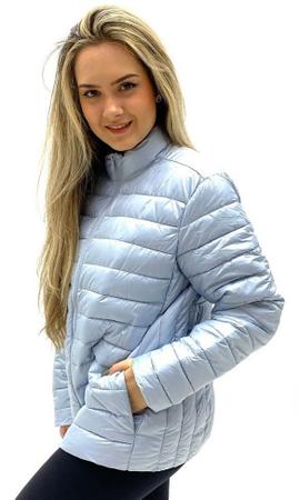 Jaqueta hering puffer nylon acolchoada feminina Jaqueta Feminina