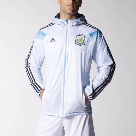 Jaqueta Hino Argentina Branco Adidas Jaqueta e Casaco