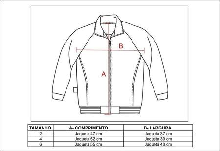 Jaqueta Infantil Blusa Internacional Flanelada Oficial - Cia Bebê