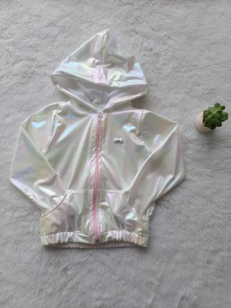 Jaqueta sales holografica infantil