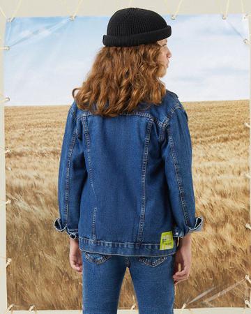 Jaqueta Jeans Blusa Frio Estilosa B sica Masculina Juvenil