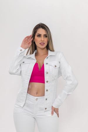 Jaqueta jeans 2024 feminina basica